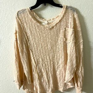 A Stitschdrop V Neck sweater